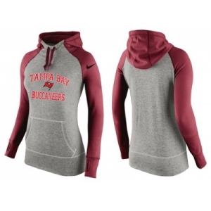 Women Nike Tampa Bay Buccaneers Performance Hoodie Grey & Red_2