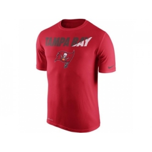 Men's Tampa Bay Buccaneers Nike Red Legend Staff Practice Performance T-Shirt