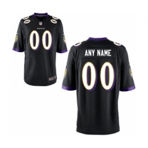 Youth Nike Nfl Jerseys Baltimore Ravens Customized Black Jersey