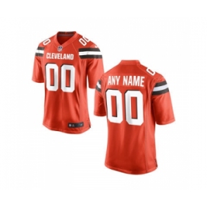 Youth Nike Nfl Jerseys Cleveland Browns Customized Orange Jersey