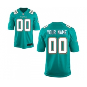 Youth Nike Nfl Jerseys Miami Dolphins Customized Green Jersey