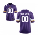 Youth Nike Nfl Jerseys Minnesota Vikings Customized Purple Jersey