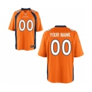 Youth Nike nfl Jerseys Denver Broncos Customized Orange Jersey