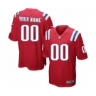 Youth Nike nfl jerseys New England Patriots Customized Red Jersey