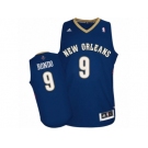 Men Adidas New Orleans Pelicans #27 Jordan Crawford Authentic Navy Blue Road NBA Jersey (4)