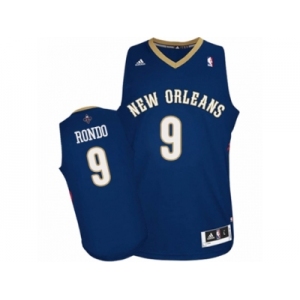 Men Adidas New Orleans Pelicans #27 Jordan Crawford Authentic Navy Blue Road NBA Jersey (4)