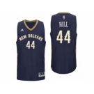 Men New Orleans Pelicans #44 Solomon Hill 2016 Road Navy New Swingman Jersey