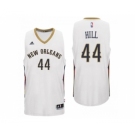 Men New Orleans Pelicans #44 Solomon Hill Home White New Swingman Jersey