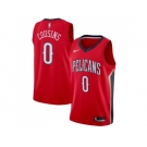 Men Nike New Orleans Pelicans #0 DeMarcus Cousins Red NBA Swingman Statement Edition Jersey