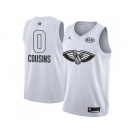 Men Nike New Orleans Pelicans #0 DeMarcus Cousins White NBA Jordan Swingman 2018 All-Star Game Jersey