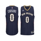 Men's New Orleans Pelicans #0 DeMarcus Cousins adidas Navy Player Swingman Jersey