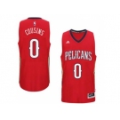 Men's New Orleans Pelicans #0 DeMarcus Cousins adidas Red Player Swingman Jersey