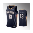 Men's New Orleans Pelicans #13 Kira Lewis Jr. Navy Icon Edition Stitched Jersey