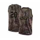 Men's New Orleans Pelicans #20 Nicolo Melli Swingman Camo Realtree Collection Basketball Jersey