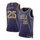 Men's New Orleans Pelicans #25 Trey Murphy III Purple 2024-25 City Ediiton Stitched Basketball Jersey
