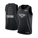 Men's Nike Jordan New Orleans Pelicans #0 DeMarcus Cousins Swingman Black 2018 All-Star Game NBA Jersey