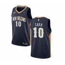 Men's Nike New Orleans Pelicans #10 Tony Carr Swingman Navy Blue NBA Jersey - Icon Edition