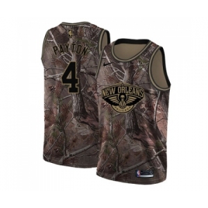 Men's Nike New Orleans Pelicans #4 Elfrid Payton Swingman Camo Realtree Collection NBA Jersey