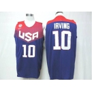 2014 FIBA Basketball World Cup USA jerseys #10 irving blue