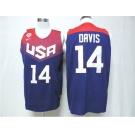 2014 FIBA Basketball World Cup USA jerseys #14 drvis blue