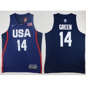 Nike Team USA #14 Draymond Green Navy Blue 2016 Dream Team Stitched NBA Jersey