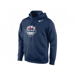 Team USA Basketball Nike Logo Pullover Hoodie Navy