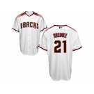 Arizona Diamondbacks #21 Zack Greinke White Brick New Cool Base Stitched Baseball Jersey