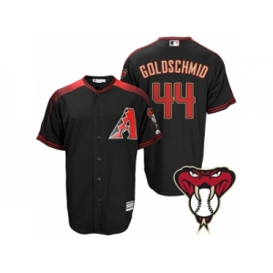 Arizona Diamondbacks #44 Paul Goldschmidt Black Cool Base Alternate Jersey