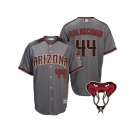 Arizona Diamondbacks #44 Paul Goldschmidt Gray Cool Base Road Jersey