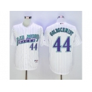 Arizona Diamondbacks #44 Paul Goldschmidt White 1999 Turn Back The Clock Stitched Baseball Jersey