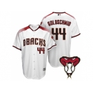 Arizona Diamondbacks #44 Paul Goldschmidt White Cool Base Home Jersey