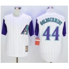 Arizona Diamondbacks #44 Paul Goldschmidt White Hall Of Fame Cool Base Stitched Baseball Jersey