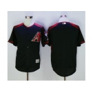 Arizona Diamondbacks Blank Black Brick New Cool Base Stitched Baseball Jersey