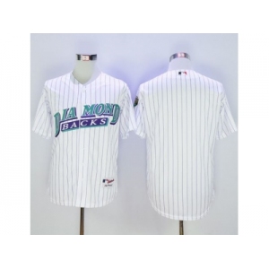 Arizona Diamondbacks Blank White 1999 Turn Back The Clock Stitched Baseball Jersey