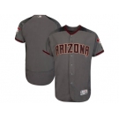 Arizona Diamondbacks Majestic Gray 2017 Flex Base Authentic Jersey