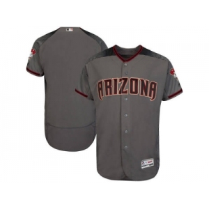 Arizona Diamondbacks Majestic Gray 2017 Flex Base Authentic Jersey