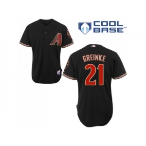MLB Arizona Diamondbacks #21 Black Zack Greinke Mens Jersey