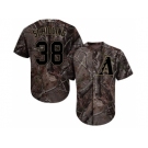 Men Arizona Diamondbacks #38 Curt Schilling Camo Realtree Collection Cool Base Stitched MLB Jersey