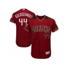 Men Arizona Diamondbacks #44 Paul Goldschmidt Majestic Sedona Red 2018 Spring Training Flex Base Player Jersey