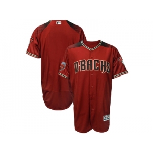 Men Arizona Diamondbacks Customized Majestic Sedona Red 2018 Spring Training Flex Base Team Jersey