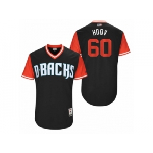 Men's 2017 Little League World Series Diamondbacks JJ Hoover #60 HOOV Black Jersey