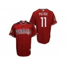 Men's Arizona Diamondbacks #11 A.J. Pollock 2017 Spring Training Cool Base Stitched MLB Jersey