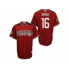 Men's Arizona Diamondbacks #16 Chris Owings 2017 Spring Training Cool Base Stitched MLB Jersey