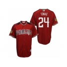 Men's Arizona Diamondbacks #24 Yasmany Tomas 2017 Spring Training Cool Base Stitched MLB Jersey