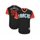 Men's Arizona Diamondbacks Taijuan Walker #99 Tai-Weezy Majestic Black 2017 Players Weekend Authentic Jersey