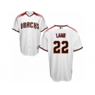 Men's Majestic Arizona Diamondbacks #22 Jake Lamb Authentic White Home Cool Base MLB Jersey