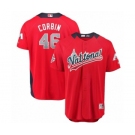 Men's Majestic Arizona Diamondbacks #46 Patrick Corbin Game Red National League 2018 MLB All-Star MLB Jersey