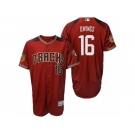 men's Arizona Diamondbacks #16 Chris Owings 2017 Spring Training Flex Base Authentic Collection Stitched Baseball Jersey