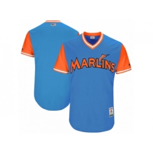 Men's 2017 Little League World Series Miami Marlins Royal Jersey