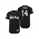 Men's Miami Marlins #14 Martin Prado 2017 Spring Training Flex Base Authentic Collection Stitched Baseball Jersey